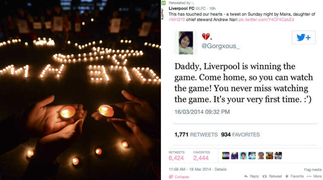 Liverpool FC, MH370, Manchester United
